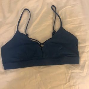 Blue alo sports bra